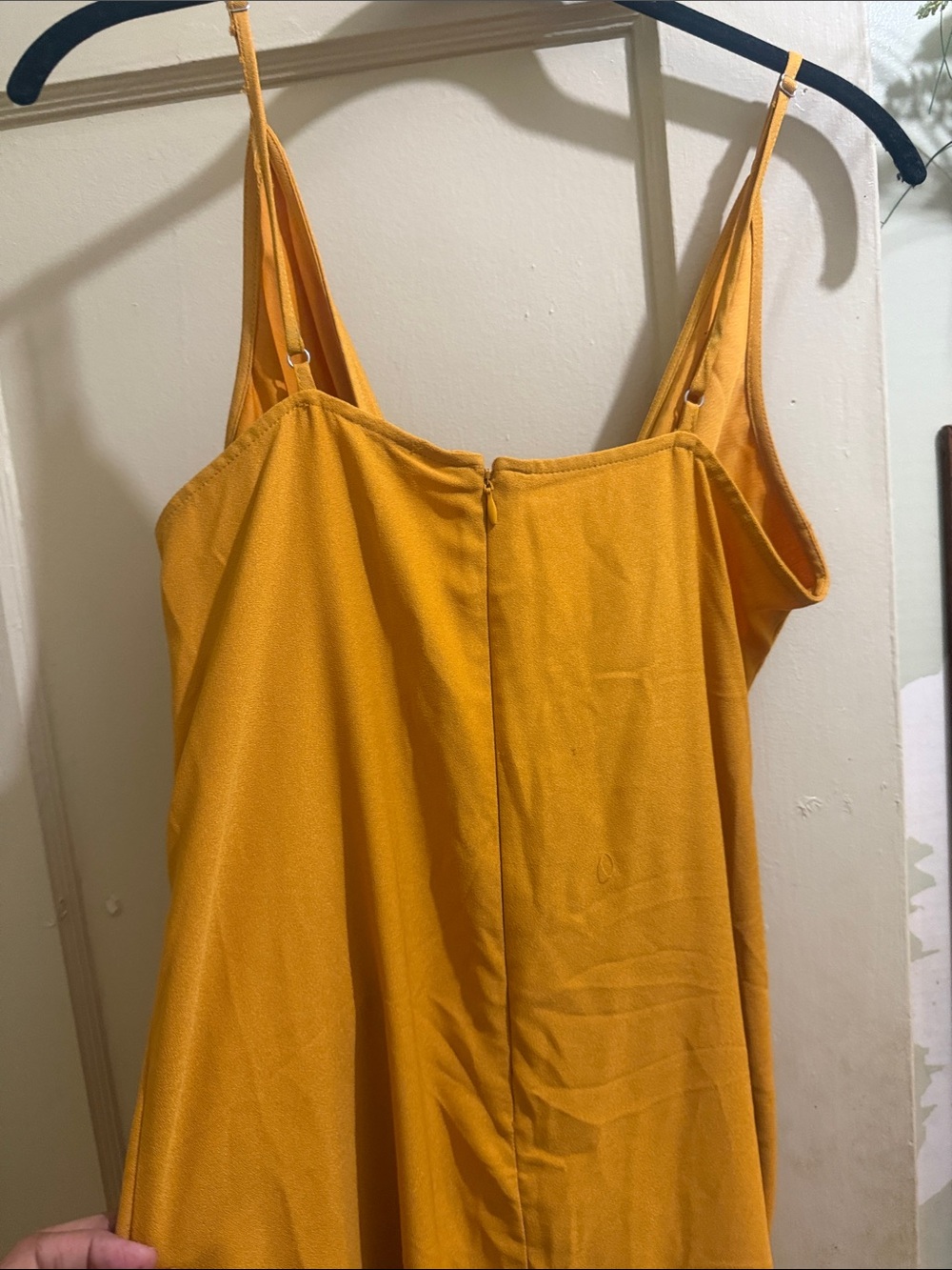 Forever 21 Mustard Knot-Midi Dress - Picture 5 of 5